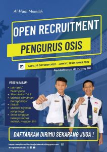 PENDAFTARAN CALON PENGURUS OSIS PERIODE 2023/2024
