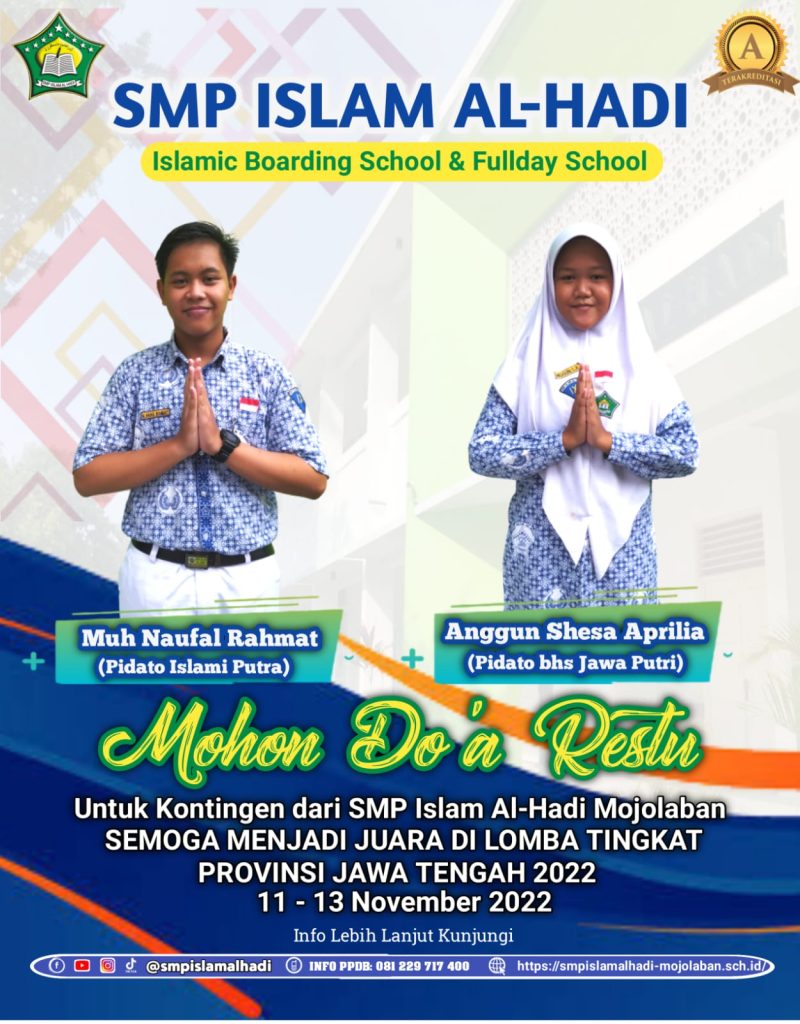 Naufal & Anggun: Siap Wakili Kabupaten ke Ajang Lomba Tingkat Provinsi Jawa Tengah 2022