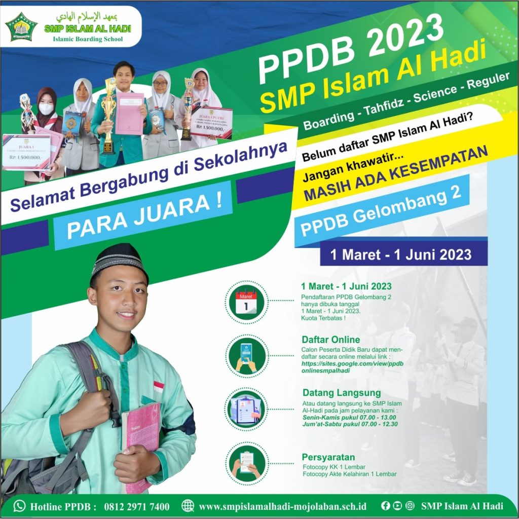 Pendaftaran PPDB Gelombang 2