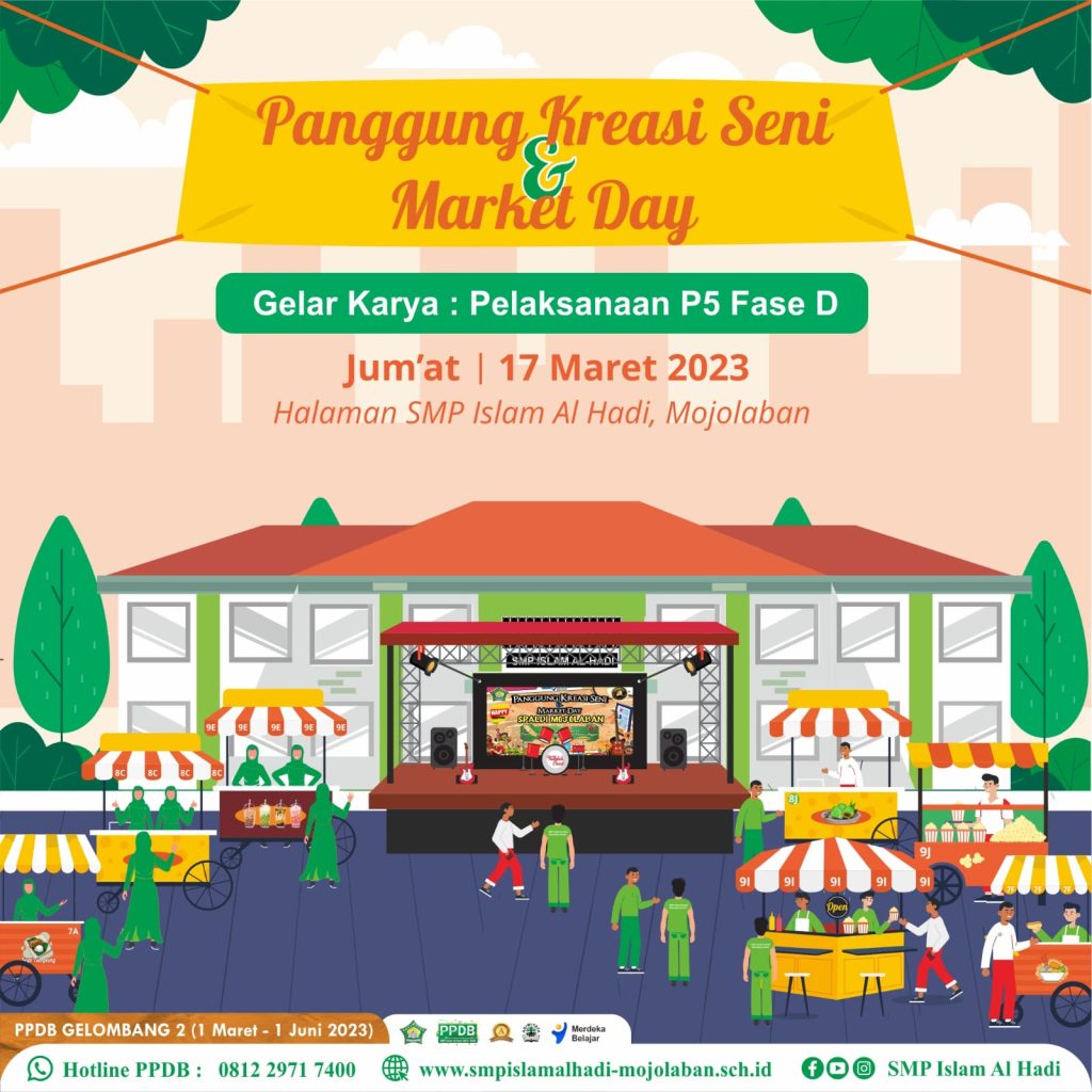 Panggung Kreasi Seni & Market Day SMP Islam Al-Hadi