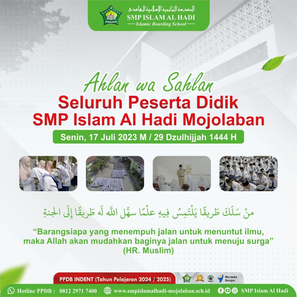Selamat Datang Peserta Didik Baru