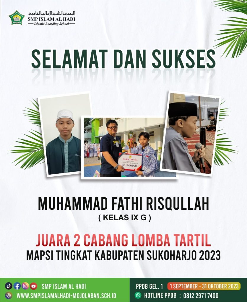 Dua Medali Berhasil Dibawa Pulang dari MAPSI Tingkat Kabupaten Sukoharjo 2023