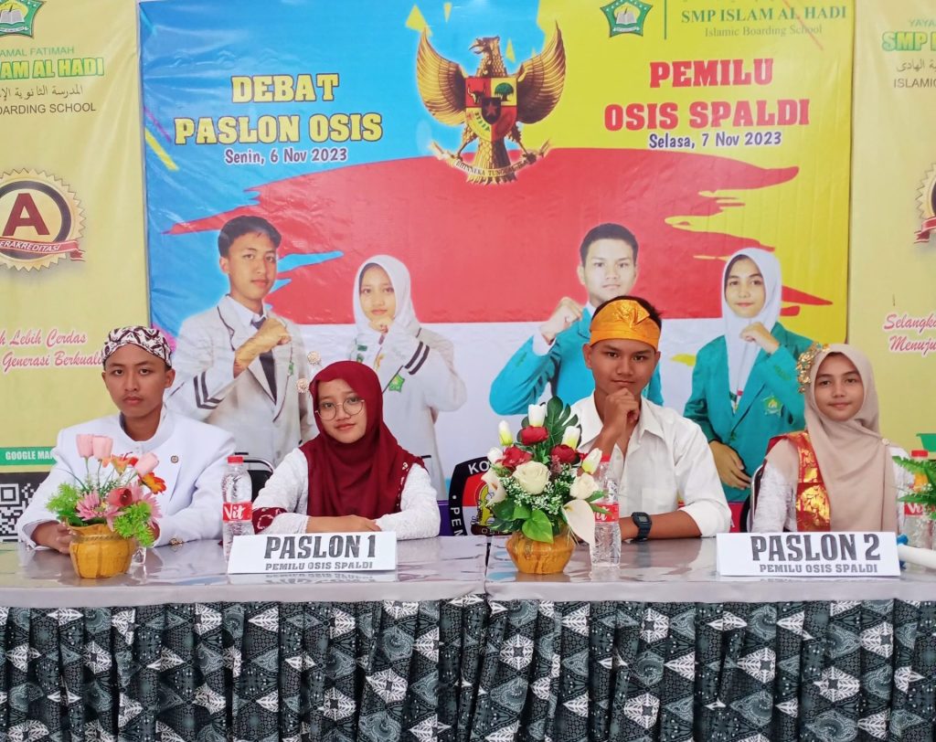 Semarak Pesta Demokrasi di SMP Islam Al Hadi