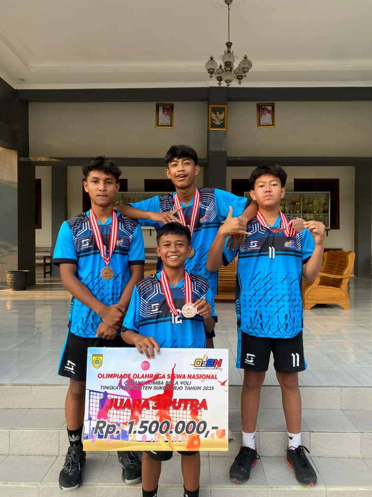 Spike Kemenangan! Tim Bola Voli Putra Raih Juara 3 dalam O2SN 2025