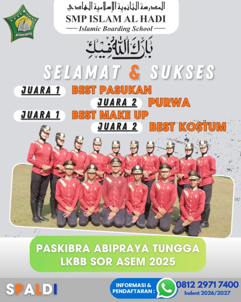 Semangat, Disiplin, dan Kompak! Pasbita Al Hadi Berhasil Menjadi Juara